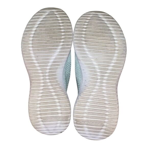 Skechers Women's Ultra Flex Washable Slip Ons Flourishing View Mint Green 5M EUC - Picture 10 of 10